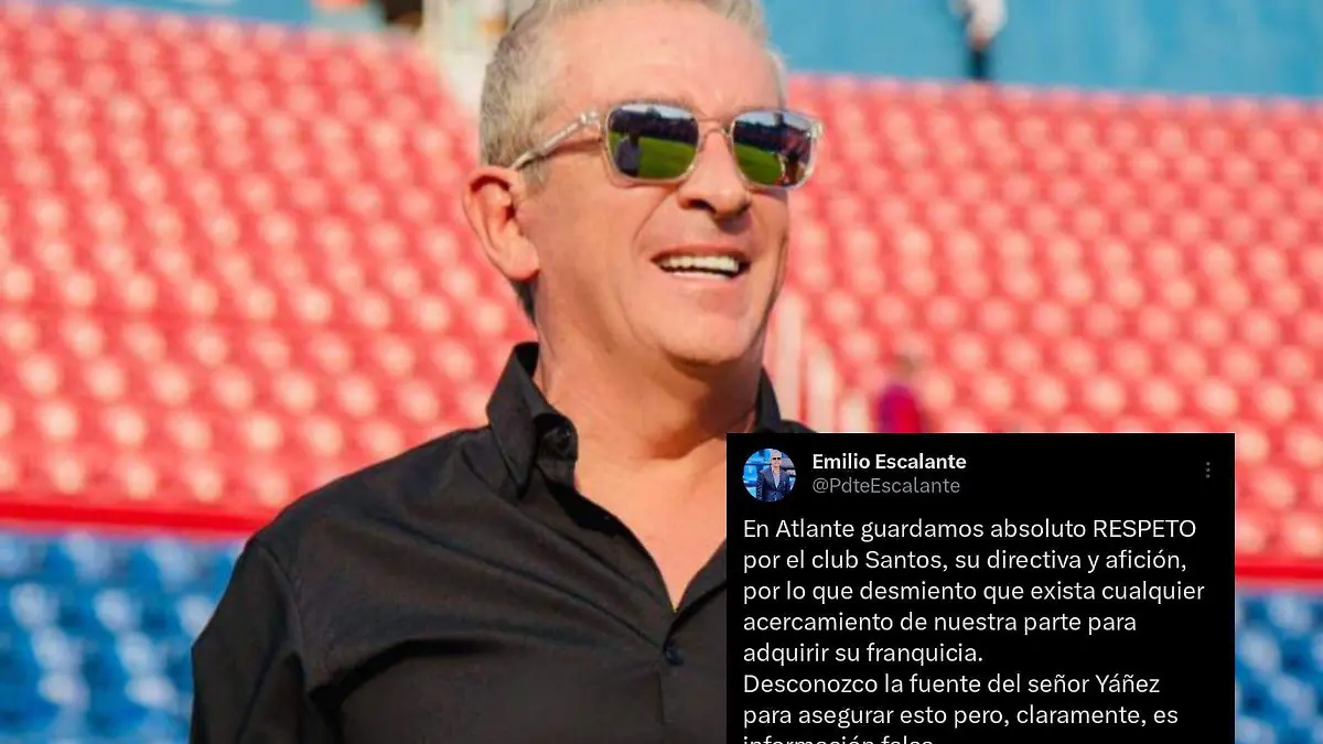 Presidente de Atlante desmiente supuesta compra de Santos Laguna